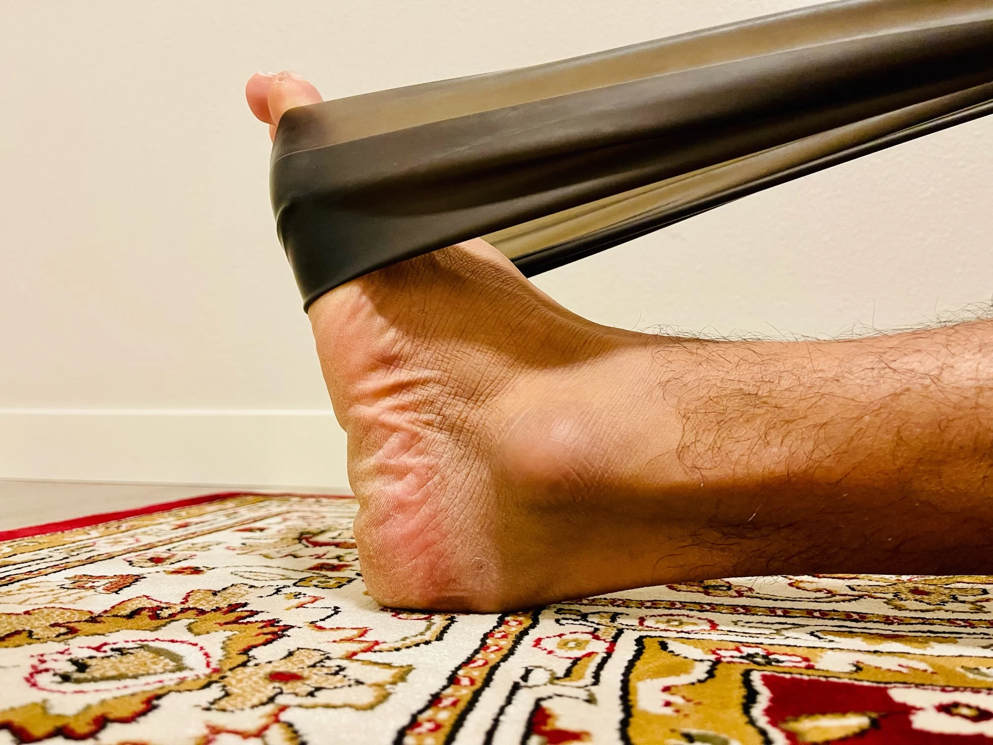 How To Strengthen Ankles Using A Therapy Band